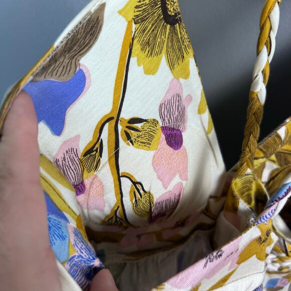 Anthropologie Tracy Reese Dress XS Petite Grecian Bloomcore Slip Tencel VTG Midi - Picture 12 of 15